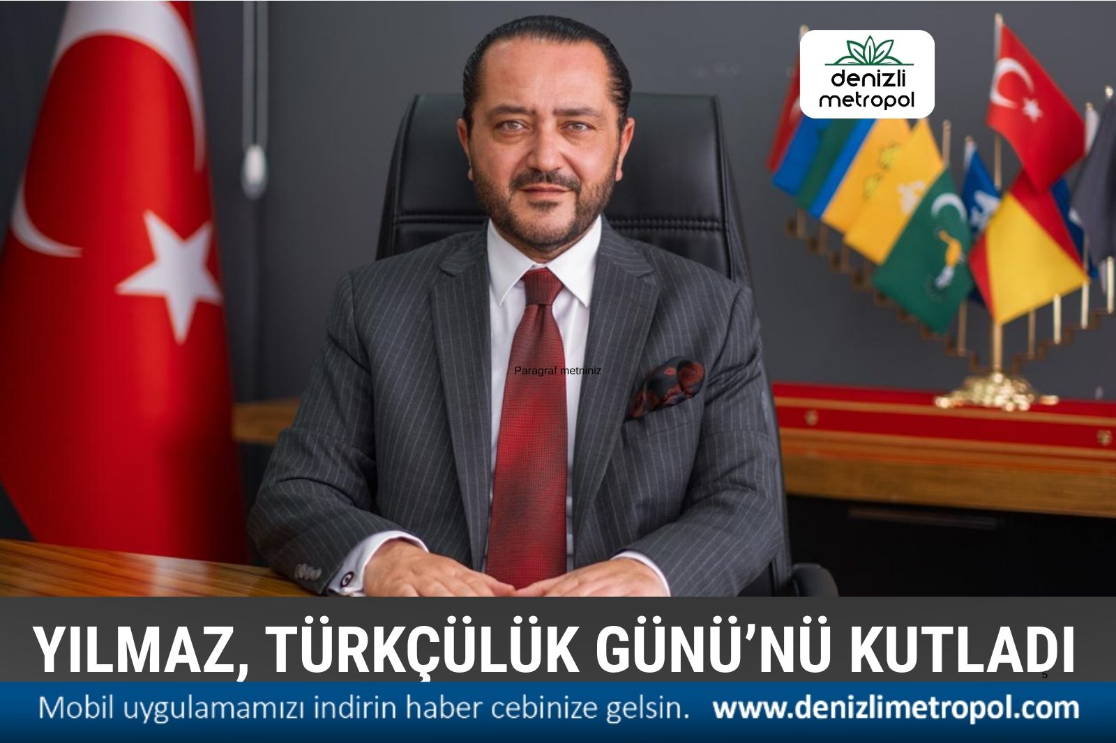 YILMAZ, 3 MAYIS TÜRKÇÜLÜK GÜNÜNÜ KUTLADI