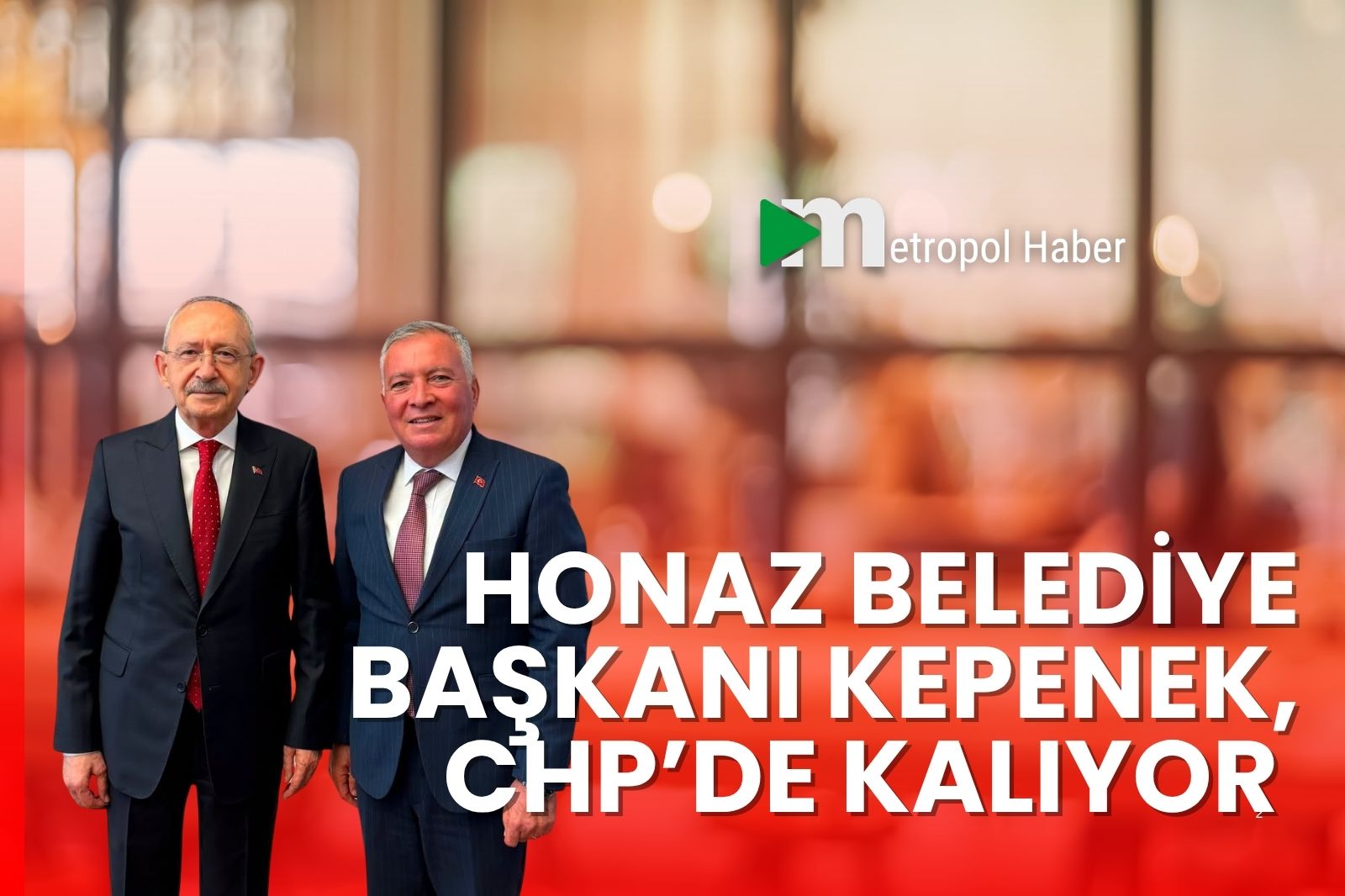 YÜKSEL KEPENEK CHP'DE KALIYOR