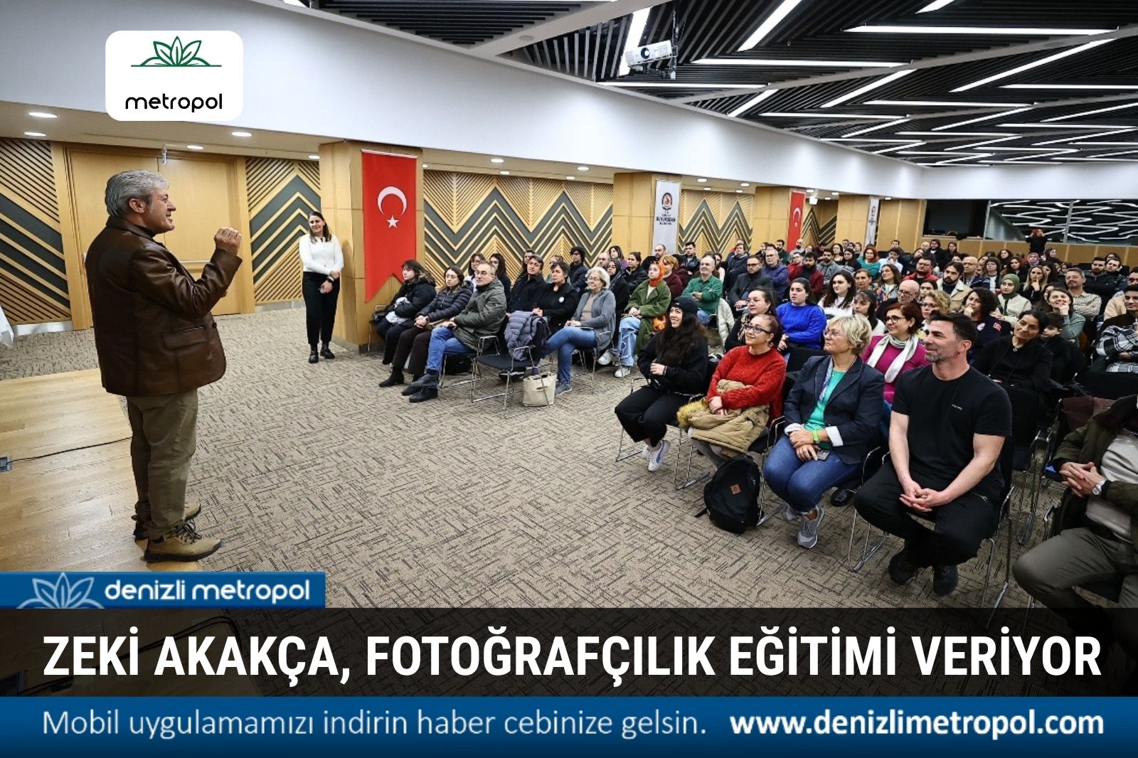 ZEKİ AKAKÇA, FOTOĞRAFÇILIK EĞİTİMİ VERİYOR